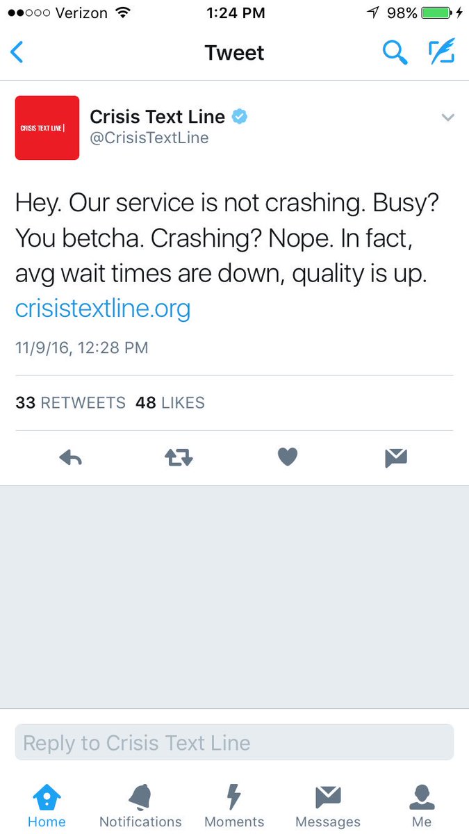 crisis text line on twitter simple misunderstanding we 3 anna