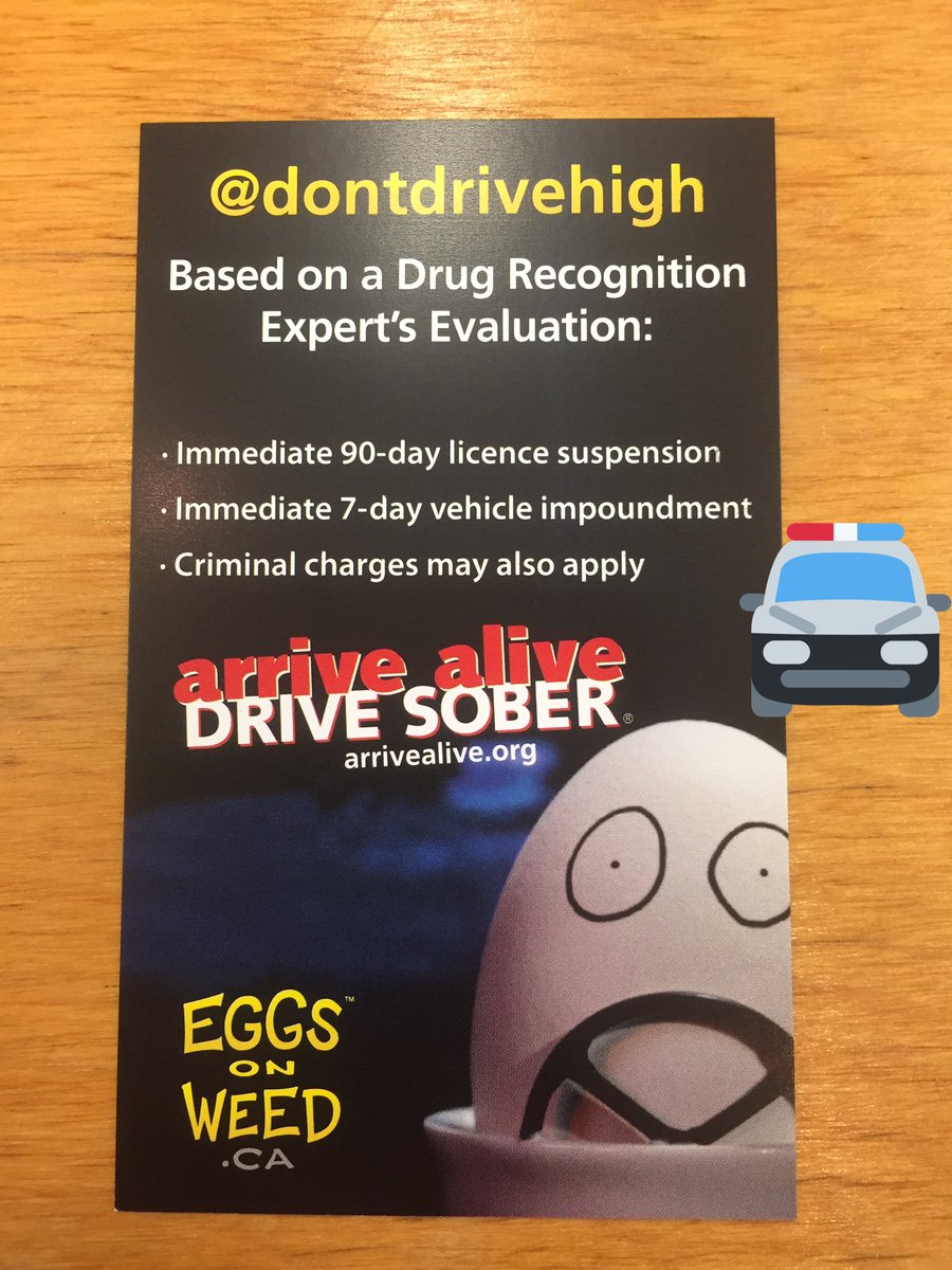 dontdrivehigh's tweet photo. Brand new #drug impaired driving penalties cards are now available for free! Find out why mixing #weed and driving is so not fetch ❌🙅 https://t.co/ydwGji7EfX