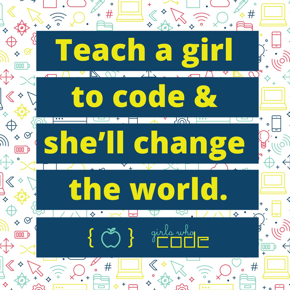 Share this and join the movement to close the gender gap in tech.