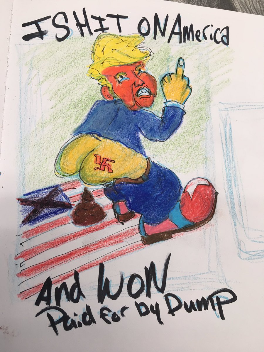 artbygarygee's tweet photo. @therealdonald_ #clowninchief https://t.co/IdRpoDS328