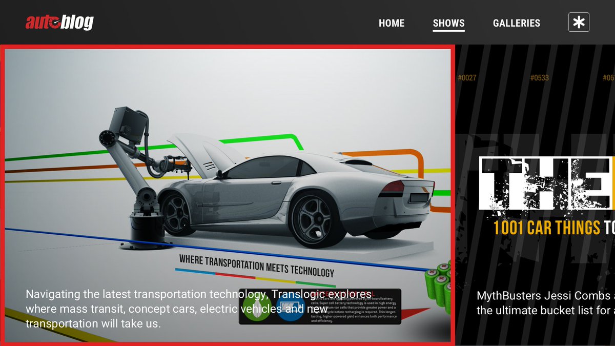 AolAlpha's tweet photo. Love @therealautoblog? Check out their brand new #app for #Roku! #cars #Autoblog https://t.co/3FpIT3WljT https://t.co/FIwziTel4Z