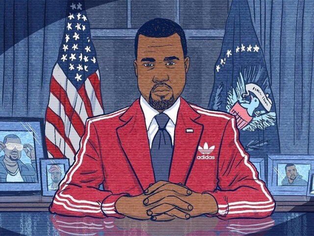 By the looks of things #KanyeWest you are gonna be president in 2020