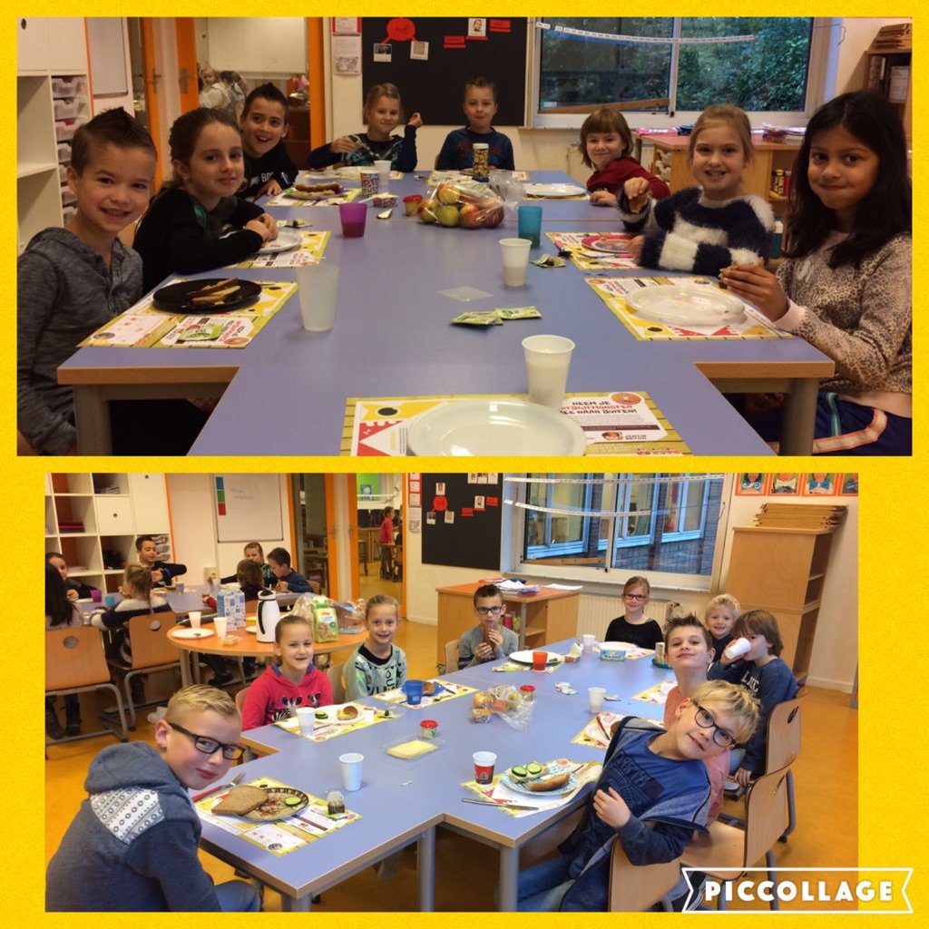Gezellig samen ontbeten vanochtend! #Nationaalschoolontbijt