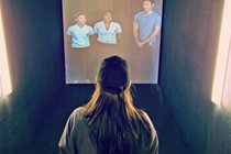 umd_arhu's tweet photo. Portal project @TheClariceUMD bridges international divides with face-to-face interaction #UMDPolitics #UMDInspires https://t.co/hGjkybgFUC https://t.co/vrjwKP7W1e