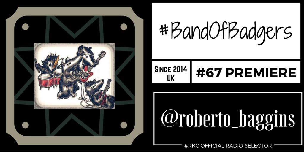 Coming up on #RKC in <a href="/roberto_baggins/">Robbbbb 💚🇺🇦</a>'s #BandOfBadgers

<a href="/ChasingCadence/">Chasing Cadence</a>
<a href="/IronVessel/">Iron Vessel</a>
<a href="/FloodHounds/">FloodHounds</a>
<a href="/TheJackobins/">The Jackobins</a>
<a href="/SALTUKBAND/">SALT</a>
@WithHighRegards