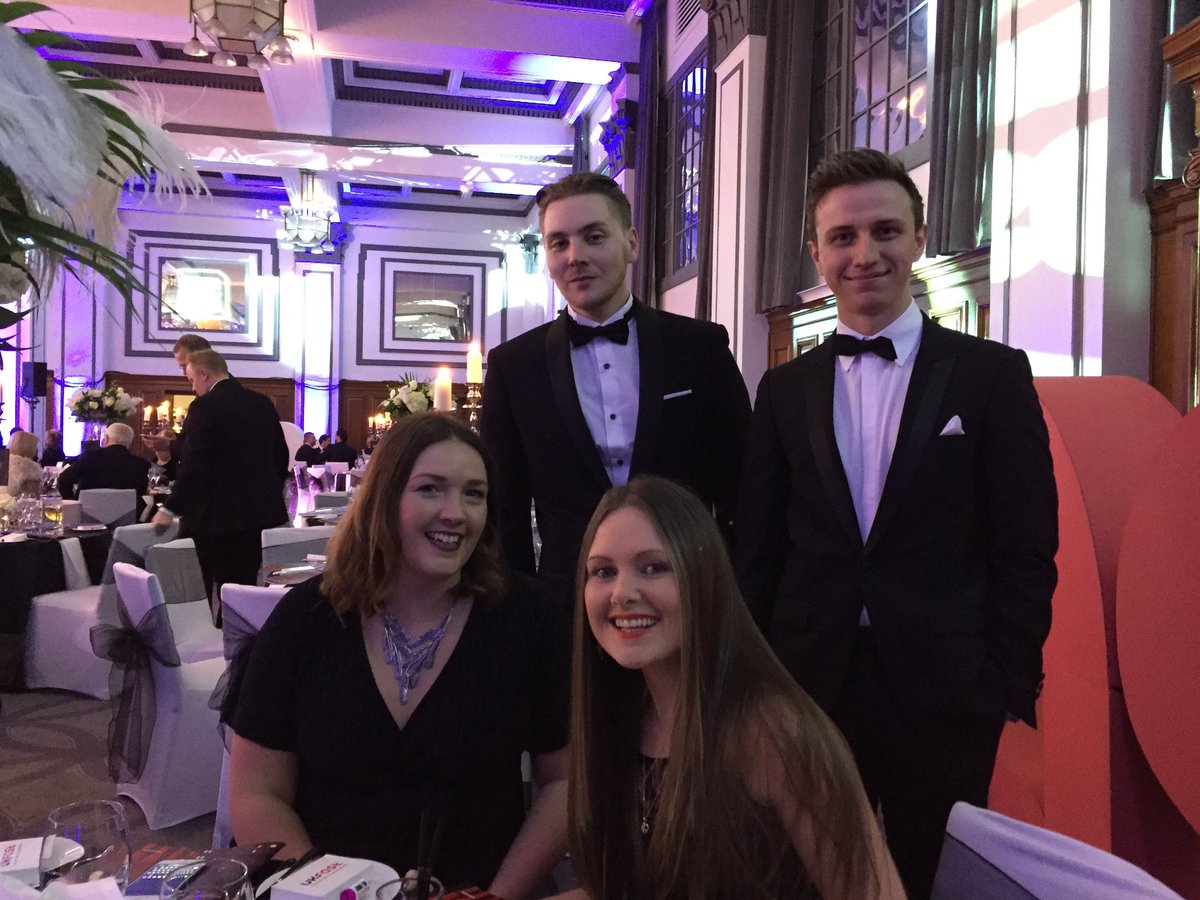 SamClicky's tweet image. Clicky Marketing team being represented by this dapper lot at the #DEA2016 awards - digital team of year #clickylife