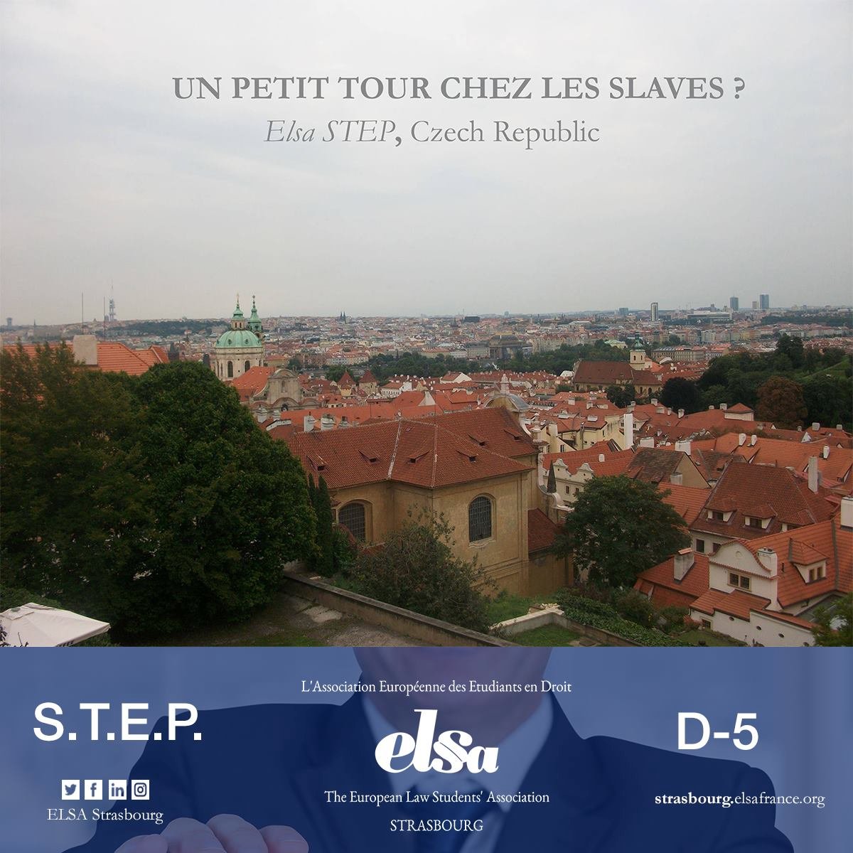 ELSA_Strasbourg's tweet photo. Day-5 #ELSASTEP is coming ! Partez en République Tchèque, pays étonnant pour son architecture et sa culture riche (et ses bières, oui oui !) https://t.co/639DeBsKF7