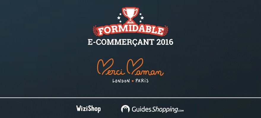 Très fiers d'avoir gagné le prix du Formidable E-commerçant 2016!! 🎉🎉 #jesuisformidable