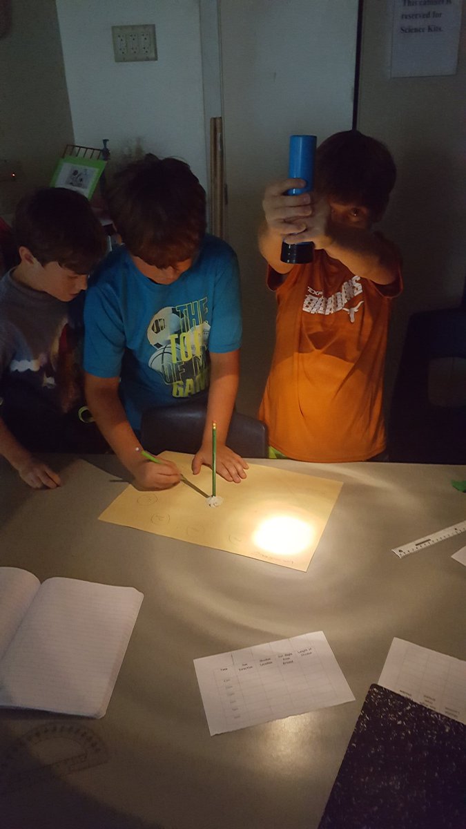 TempTribe's tweet image. Shadows!!#Science @TempTribe @FernBluffES