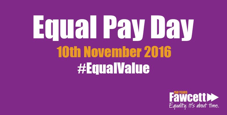 fawcettsociety's tweet photo. Join us! Send pics of yourselves doing the job (paid or unpaid) you're proud of, using #EqualValue, to show what women are worth! #EPD2016 https://t.co/Gtq3Ft3VBy
