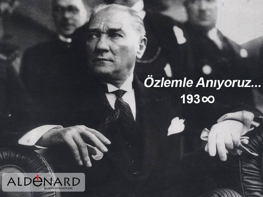 Her Zaman Olduğu Gibi; 
Büyük Önder Atatürk'ü Sevgi, Saygı ve Özlem ile Anıyoruz...

Aldenard | aldenard.com