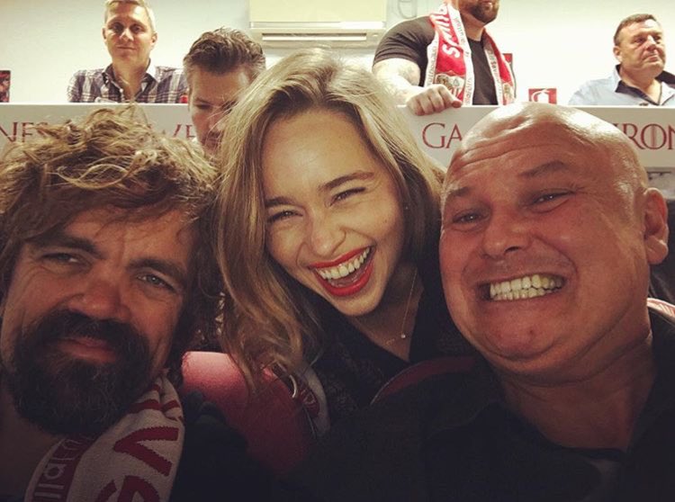 GoT_Cast's tweet image. Tyrion, Daenerys, and Varys 🔥