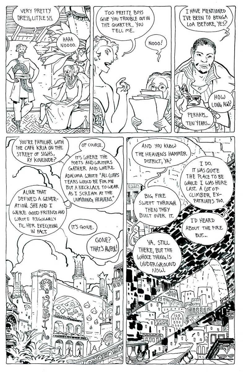 Ep Ex is up: https://t.co/MqULuPsmFB I'll replace the page when I get it colored this week,once I pull it together again. so for now in b/w