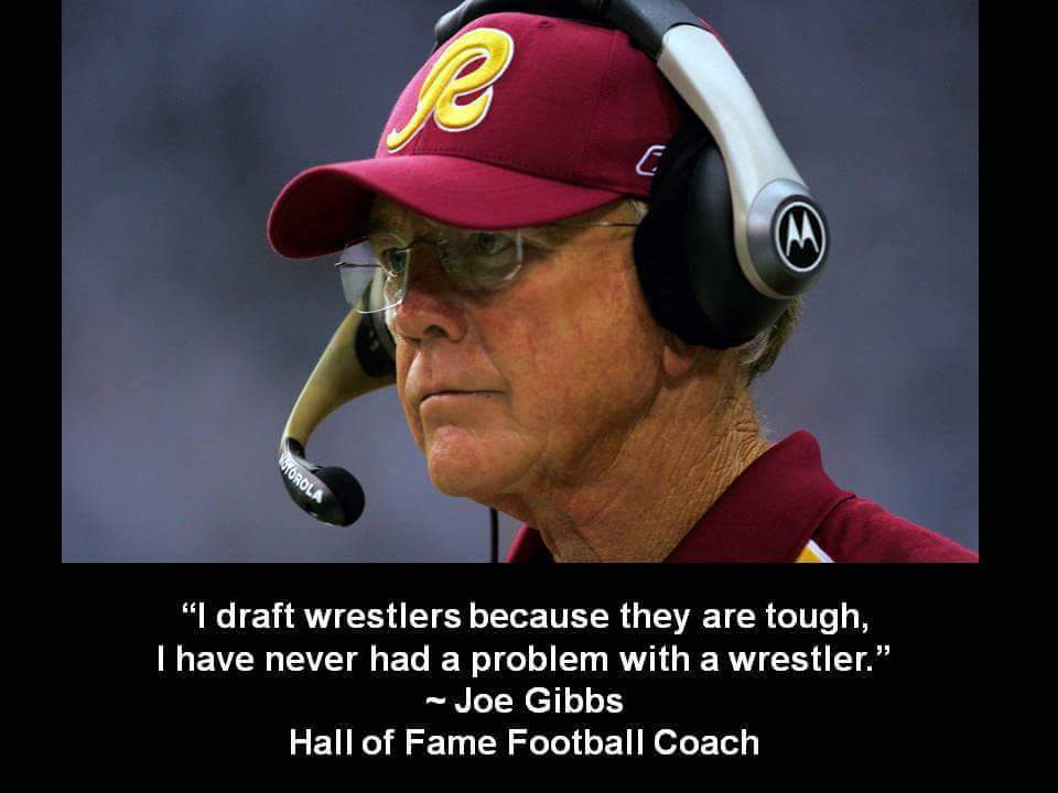 CoachMarcBauer's tweet photo. Football coaches....get your guys out for wrestling. Coach Gibbs knows....the weightroom isn't going to solve your problem. #PrepareSmart https://t.co/HnFA5y90qt