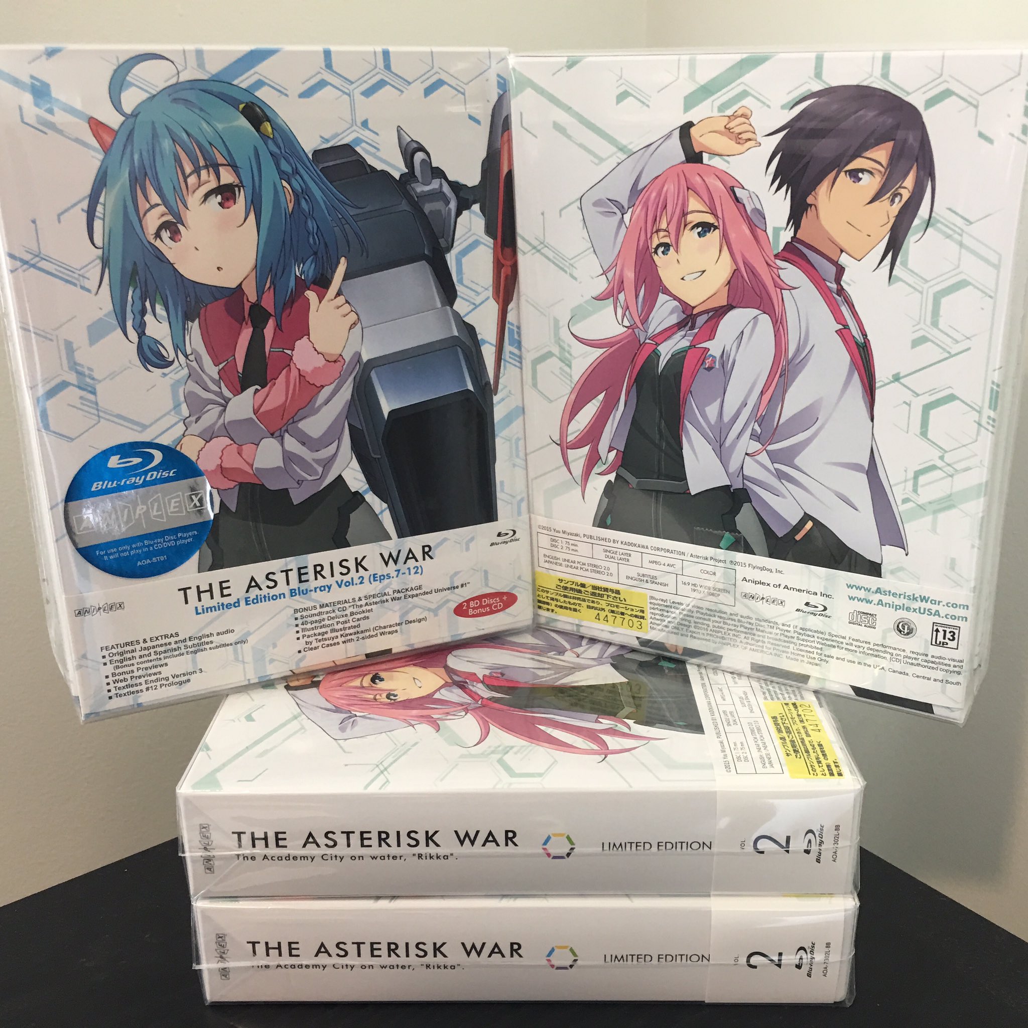 First 'Asterisk War' Second Season Japanese Anime DVD/BD Cover Artwork  Revealed