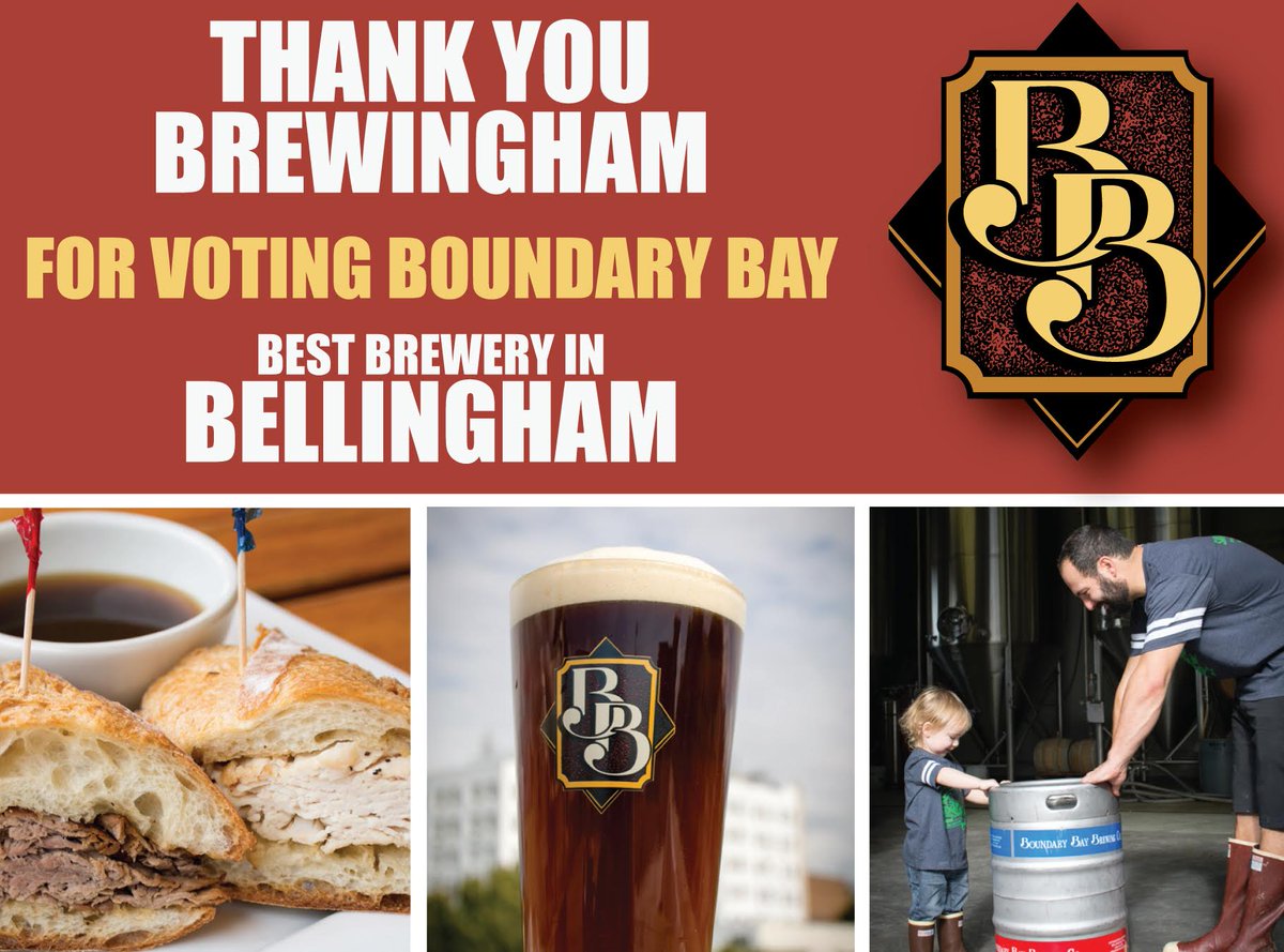 We're honored to be awarded @CascadiaWeekly's Best Brewery in Bellingham! #bestinbellingham #craftbeerforthewin