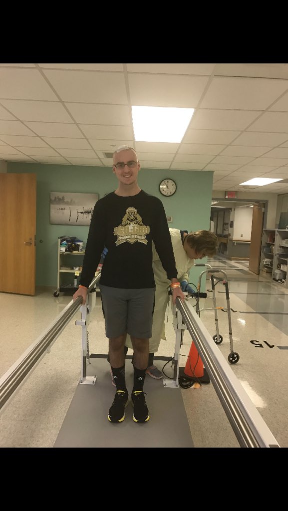 brooksssupdated's tweet image. Brooks in physical therapy this morning