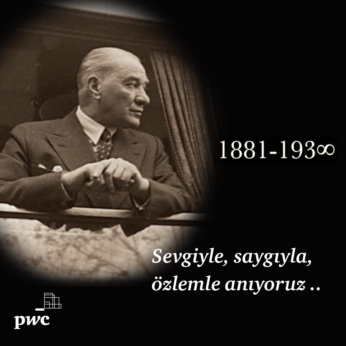 Sevgiyle, saygıyla, özlemle anıyoruz.. #10kasım #Ataturk