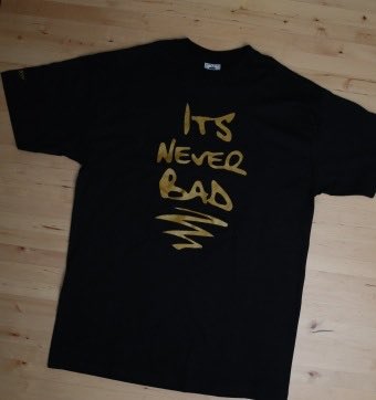 warriorsworld's tweet photo. Makes sense to rock this today. #ItsNeverBad @itsneverbad https://t.co/Rj5NBXFagE