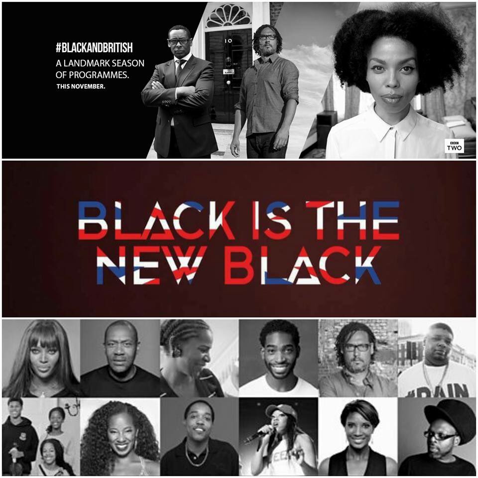 Very proud to be part of the BBC's #BlackAndBritish season. The show "Black Is The New Black" is on BBC2 tonight at 10pm.