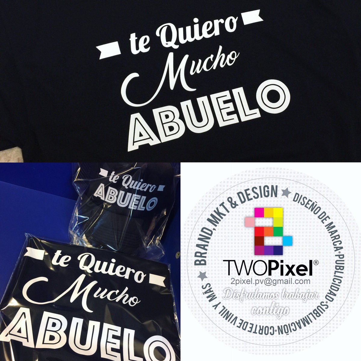 TWOPixelStudio's tweet photo. #Tequiero #abuelo  #TWOPixelStudio #PuertoVallarta #gorraspixel #playeraspixel #viniltextil #tupixel #2pixel https://t.co/aiJbpqYEKf