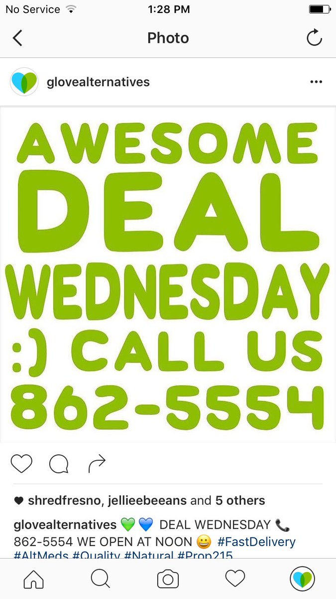 GLoveAlt's tweet photo. 💚💙 DEAL WEDNESDAY 📞862-5554 😀 #FastDelivery #AltMeds #Quality #Natural #Prop215 https://t.co/KN2LuZ9wvP