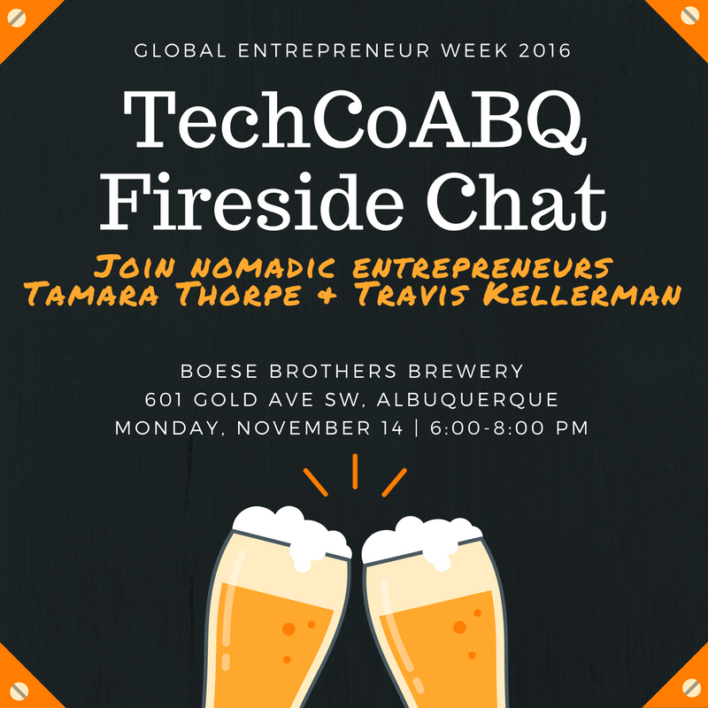 tamara_thorpe's tweet photo. Meet me & @traviskellerman for a beer next week @BoeseBrothers for #techcoabq #gew2016 https://t.co/t9QxODmwPY https://t.co/kgXQmdik0R