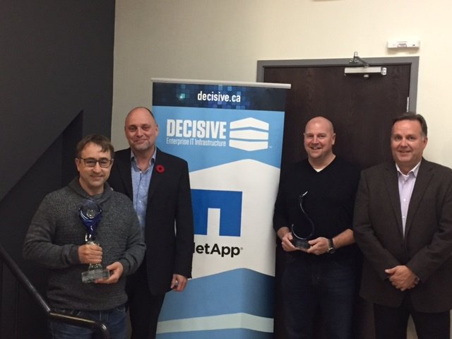 Congrats to Decisive for being named @NetAppCanada Regional Partner of the Year & Top Flash Partner of the Year! #Netappflash #Netapppartner