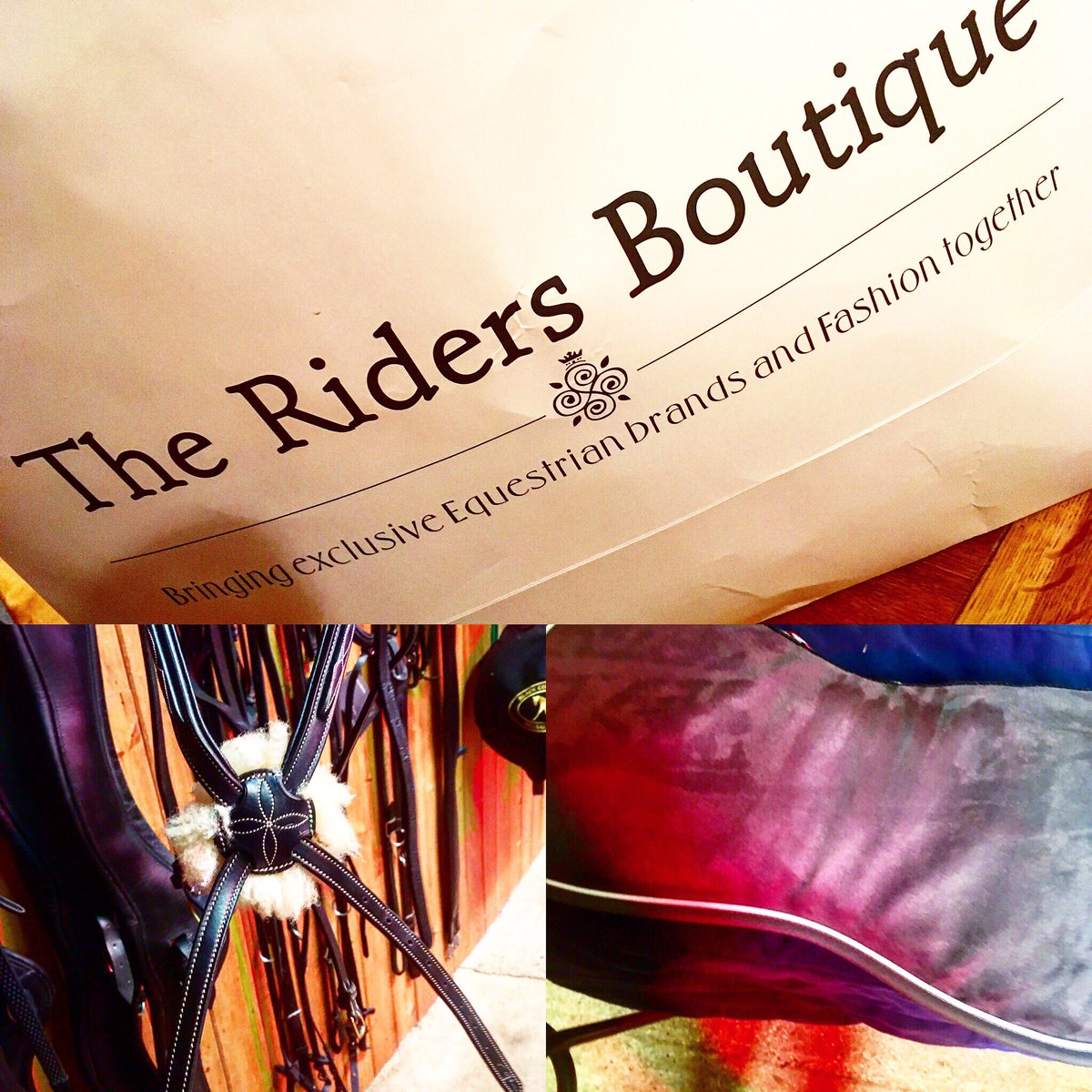 Cheeky little order of some lovely goodies from the riders boutique. #spoiltponies #snazzy #puttenhamplace #showjumpers