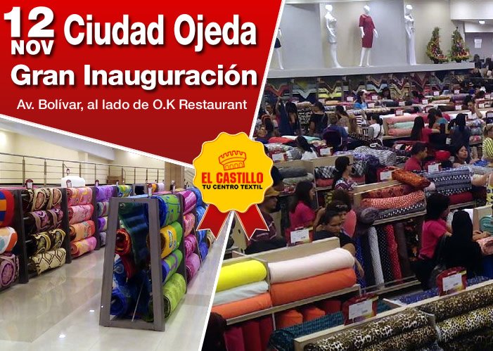 Enumerar ~ lado Anormal El Castillo Tu Centro Textil (@ElCastilloVe) / Twitter