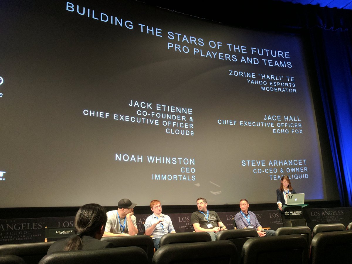 Official_AIAS's tweet image. Next, &quot;Building the stars of the future&quot; with @Immortals, @Cloud9, @TeamLiquid, @echofoxgg &amp;amp; @ztharli! #esports #BuzzWorkshop #intelgamedev
