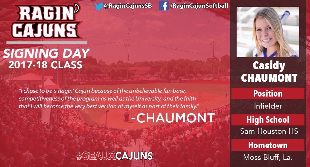 Louisiana Ragin' Cajuns® Softball tweet media