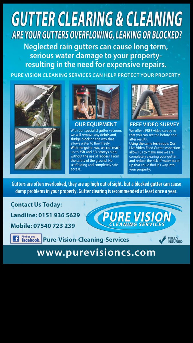 Time to have your gutters cleared out, we offer a free video survey also
