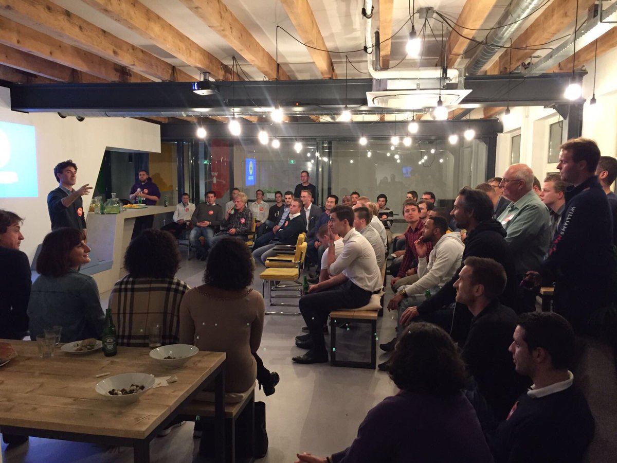NickBortot's tweet photo. It's amazing to be a fintech company with such a fanbase. Our A'dam meetup was a huge success. Thanks BUXsters!! https://t.co/zRM7jPLxVx
