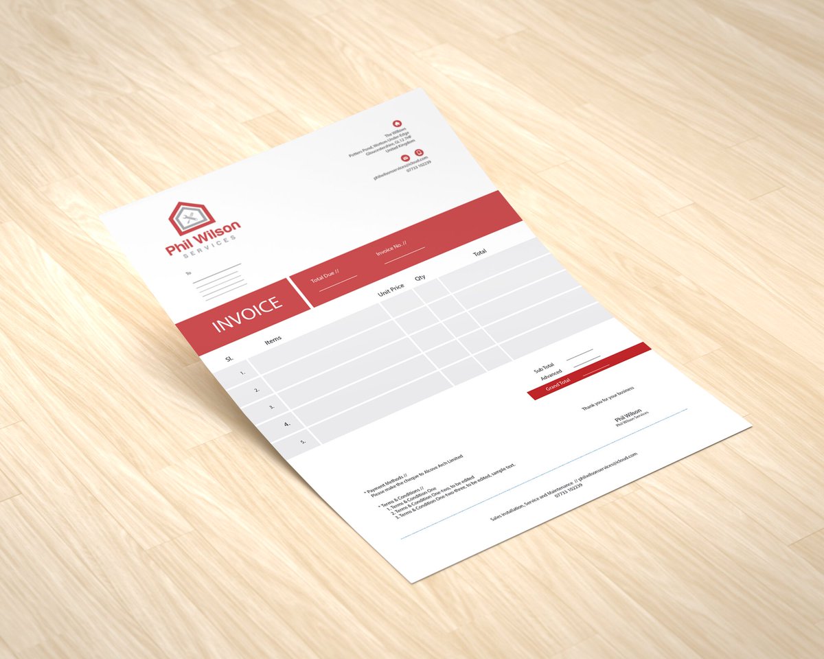 aw_designs_'s tweet photo. NCR Pad // Invoice design https://t.co/S6kfVSOy1l