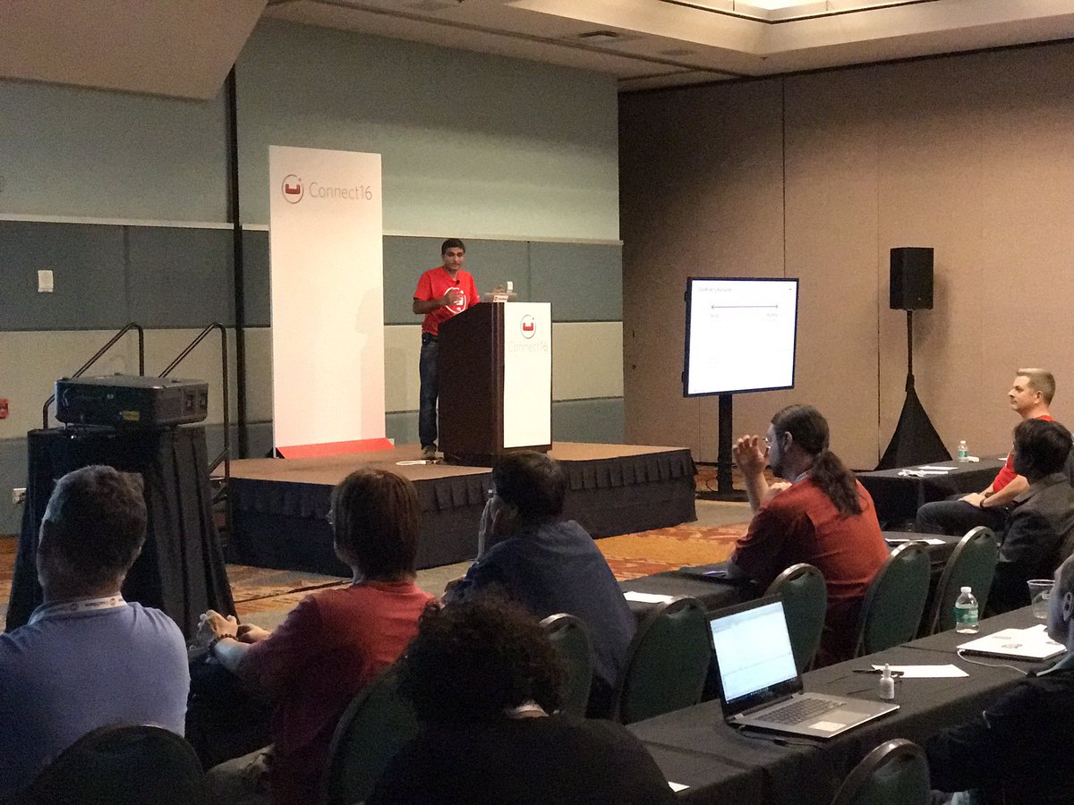 SKBhere's tweet image. #Agile #DocumentModels &amp;amp; #DataStructure Session #Couchbase #connect16 Development Track- @1tylermitchell @javapsyche Full House #nosql #N1QL
