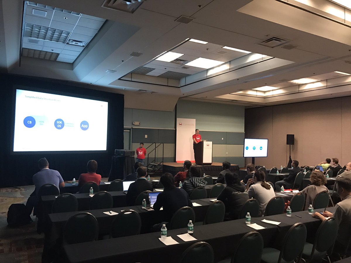 SKBhere's tweet image. #Agile #DocumentModels &amp;amp; #DataStructure Session #Couchbase #connect16 Development Track- @1tylermitchell @javapsyche Full House #nosql #N1QL