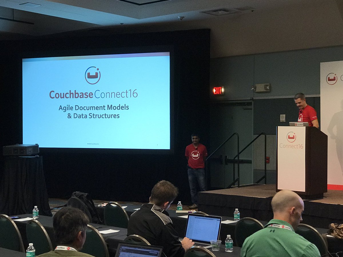 SKBhere's tweet image. #Agile #DocumentModels &amp;amp; #DataStructure Session #Couchbase #connect16 Development Track- @1tylermitchell @javapsyche Full House #nosql #N1QL