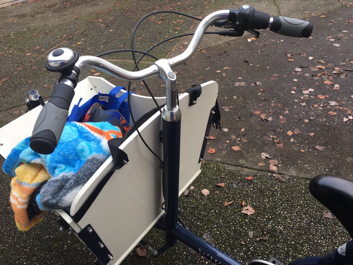 When the world has you down, get on your bike, ride. Until your heart soars, until wind blows away the tears #yyjbike #cargobike #cycle #yyj