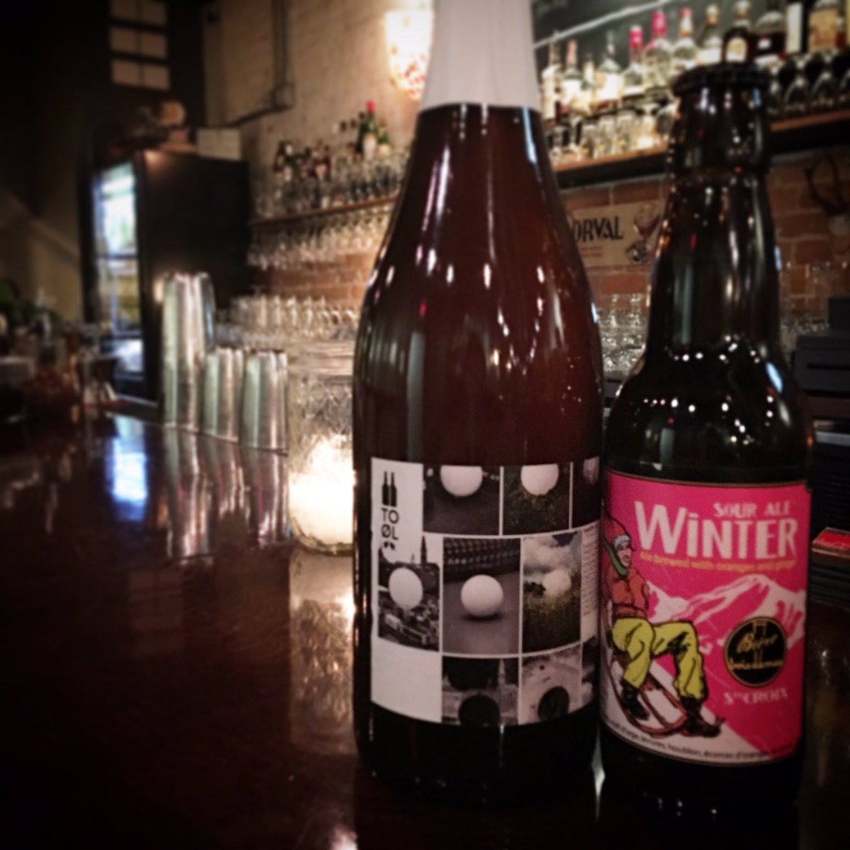 mash_lauter's tweet photo. Get your winter beer game going! Just landed! @toolbeer Snowball saison and @brasserietroisdames Sour Winter Ale! https://t.co/lUV8uBMCKo