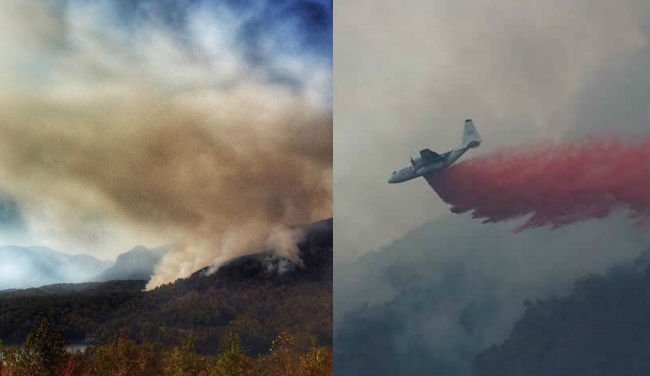 WNCN's tweet image. BREAKING NEWS -- Evacuations now in 4 NC mountain counties as wildfires top 10,000 acres  wncn.com/2016/11/09/eva…
