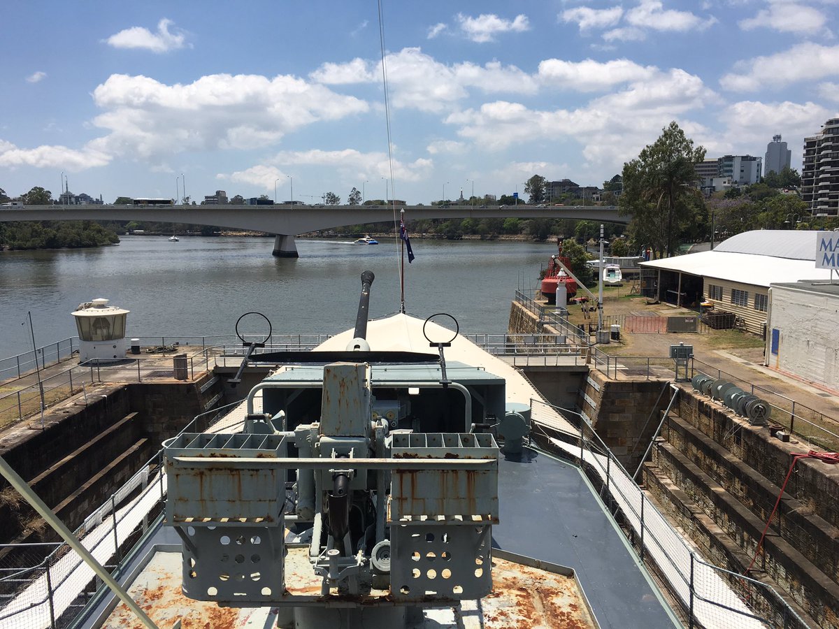 gazedwards22's tweet photo. HMAS Diamantina river class frigate - at Queensland Maritime Museum Brisbane Australia- had a fantastic tour https://t.co/LMUKyxYCia