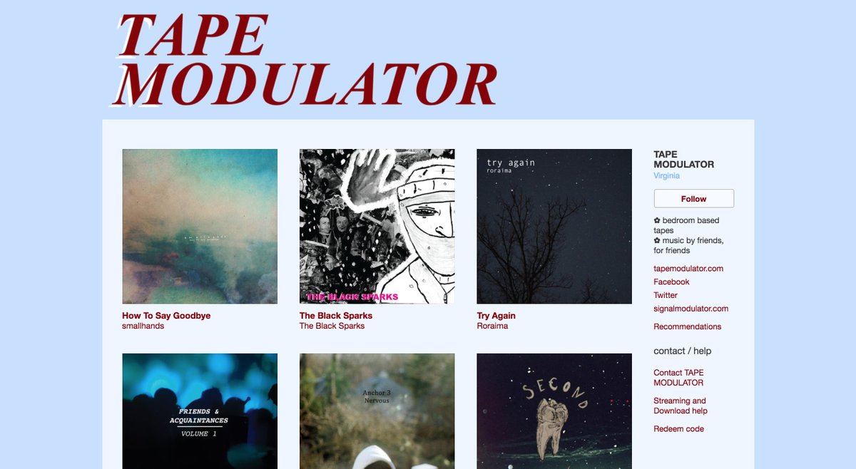 tapemodulator's tweet photo. everything on bandcamp is pay what you want
anything i get from it is going straight to the ACLU
https://t.co/0D3BxFFcku https://t.co/kga6fbNps4