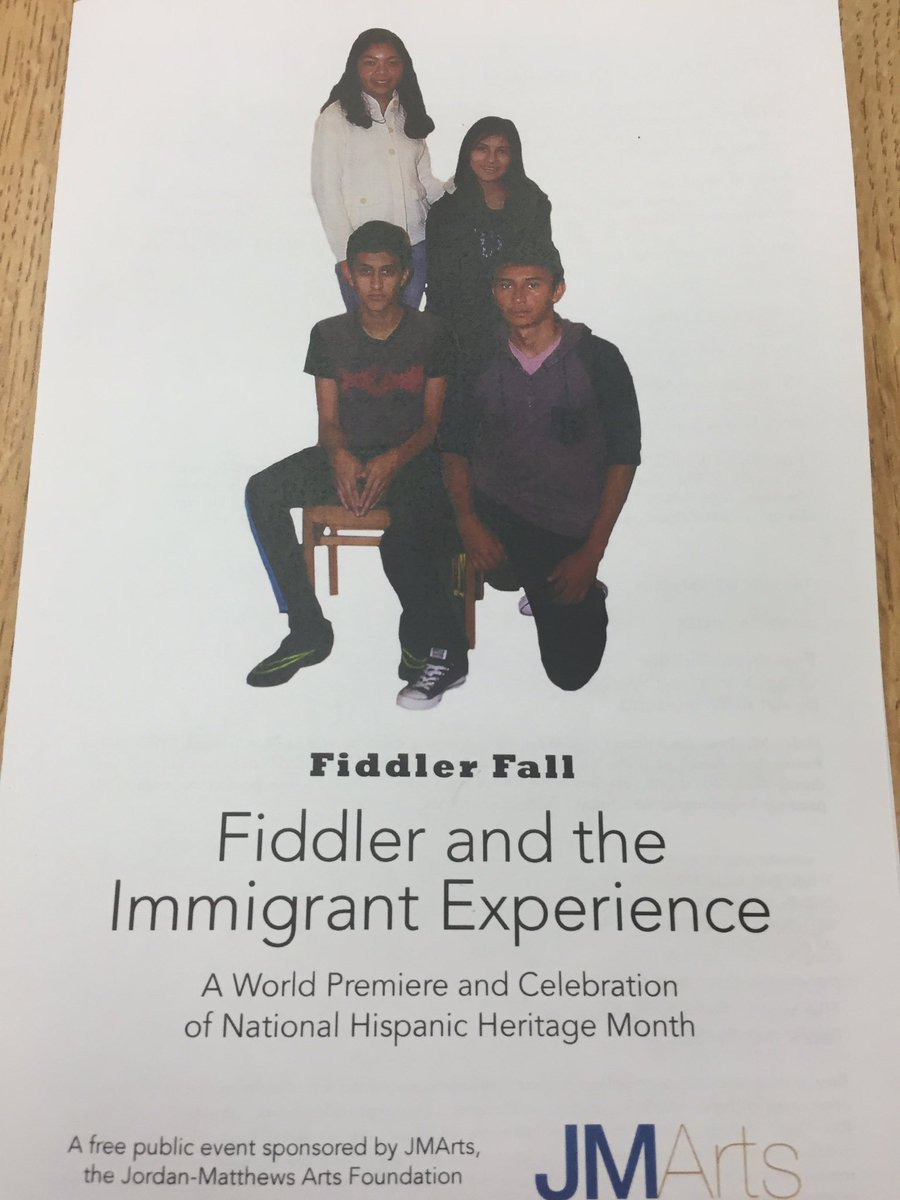 JMHSBarger's tweet image. Lovely way to spend my evening with JM students sharing "Far From the Home I Love". #TheJetWay