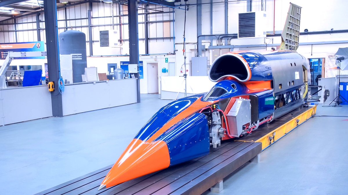 BarcroftCars's tweet photo. Whoosh! The @BLOODHOUND_SSC engineering team are attempting to build the fastest land vehicle of all time! https://t.co/XKIa9Zlqlb #car https://t.co/77KQuQ1jWY