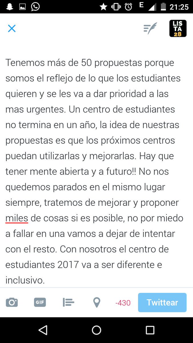 Lista_28's tweet photo. Y siempre sobre todas las cosas campaña limpia!! Lista28 https://t.co/STfWlMn0QV