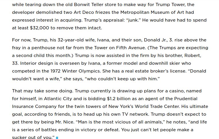 funder's tweet photo. #TrumpLeaks In '81 Trump Worked As An Unregistered Agent for Prudential Insurance @KeepAmerGr8
#notmypresident #postelectionbriefing #our100 https://t.co/F53r7Ib0yH