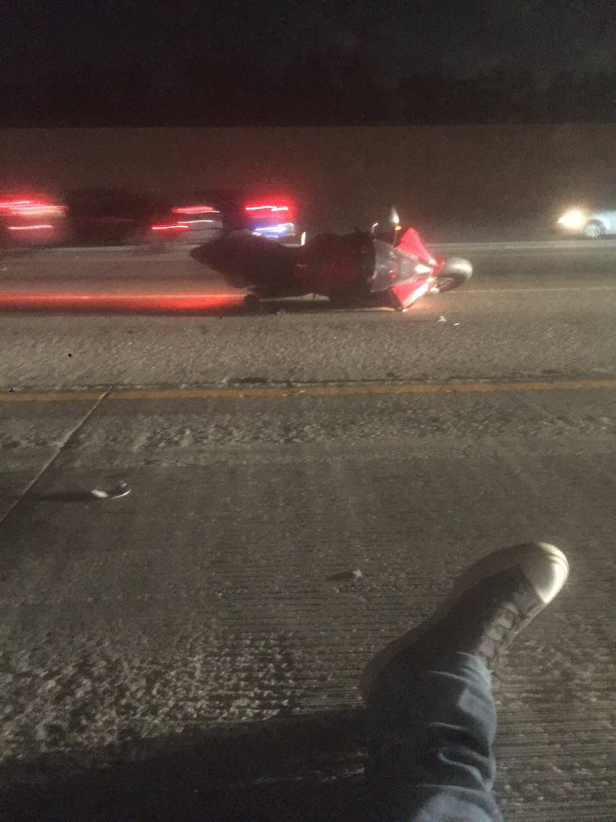 thebigbadagent's tweet image. I got hit on the freeway last night and Trump is our president now. Thanks Obama.