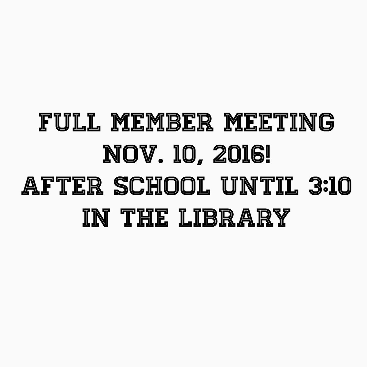 Tomorrow in the library! We will be making cards &amp; planning upcoming events, see you there!