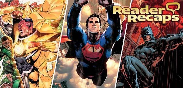 DCOfficial's tweet image. Still catching up to today&apos;s books? Read our #DCRecap, then get ACTION COMICS, THE FLASH, WONDER WOMAN, and more! bit.ly/2eE5bkA